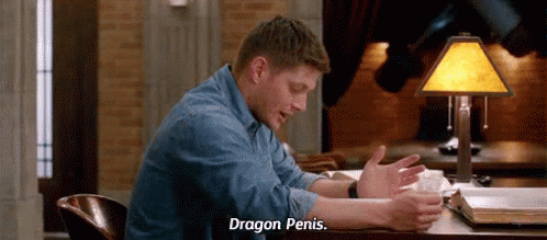 Supernatural Dragon Penis GIF - Supernatural Dragon Penis Funny GIFs