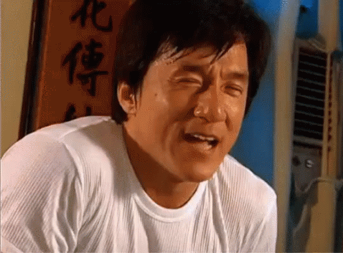 Jackie Chan Has Dry Lips GIF