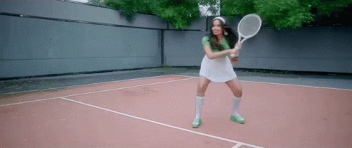 Playing Tennis Missed Shots GIF