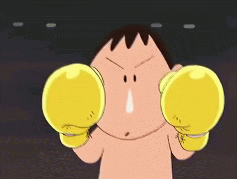 Bochan En Un Combate De Boxeo GIF - Combate Boxeador Shinchan GIFs