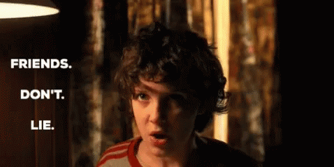 Stranger Things Eleven GIF - Stranger Things Eleven Friends Dont Lie GIFs