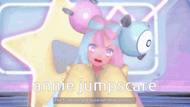 annie jumpscare the supercharged streamer who saw whats ?