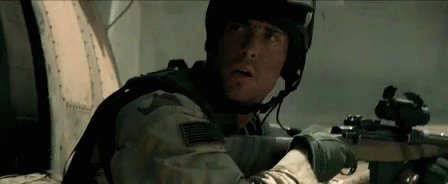 Black Hawk Down Shooting GIF - Black Hawk Down Shooting Injured GIFs