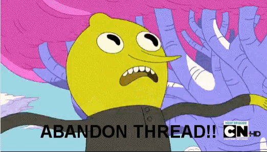 Abandon Thread Adventure Time GIF - Abandon Thread Adventure Time GIFs