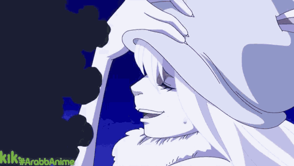 a drawing of a woman with the words kik #arabanime on the bottom right