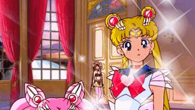 Super Sailor Moon GIF - Super Sailor Moon Sailor Chibi Moon GIFs