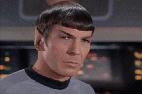 Spock Eye Twitch - Star Trek GIF - Star Trek Spock Mr Spock GIFs