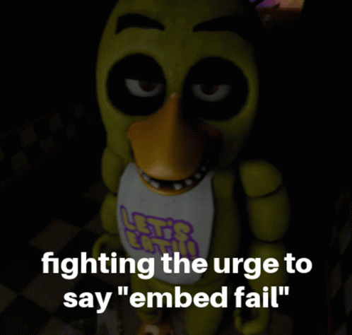 Embed Fail Fighting Urge GIF - Embed Fail Fighting Urge Chica GIFs