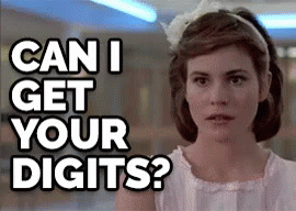 Can I Have Your Number? GIF - Phone Number Call Me Breakfast Club GIFs