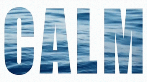 Keep Calm Sea GIF