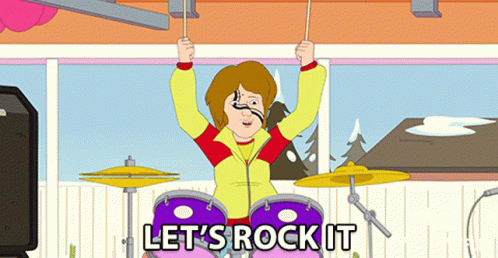 Lets Rock It Rock And Roll GIF - Lets Rock It Rock And Roll Rock On GIFs