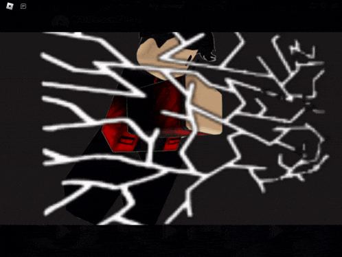 a screenshot of a video game shows a person with a red shirt and black pants