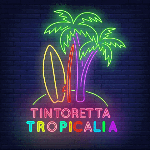 Neon Palm Trees Neon Colors GIF - Neon Palm Trees Neon Colors Neon Lights GIFs