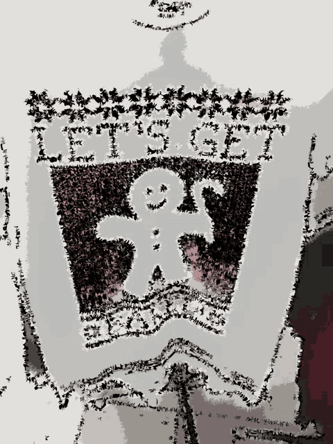 a drawing of a gingerbread man with the words let 's get lit