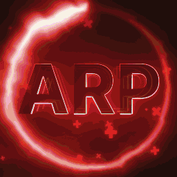 the word arp is surrounded by a fire circle