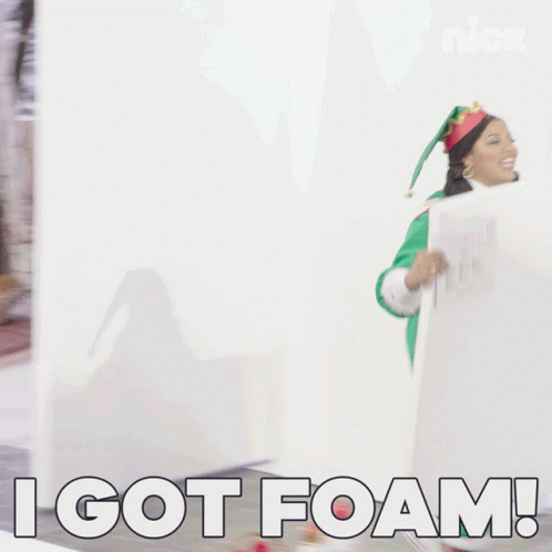 I Got Foam Foam GIF - I Got Foam Foam Running GIFs
