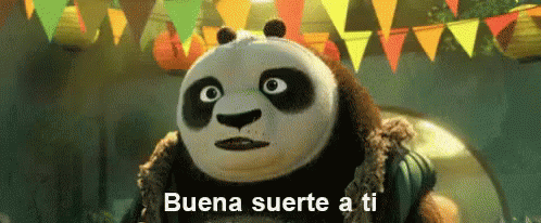 Buena Suerte GIF - Buenasuerte Panda Kungfupanda GIFs