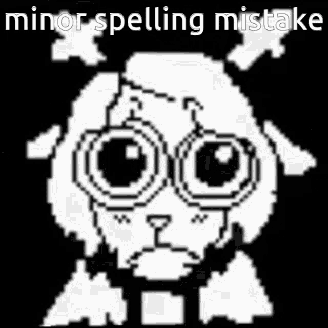 Minor Spelling Mistake Deltarune GIF - Minor Spelling Mistake Deltarune Noelle GIFs
