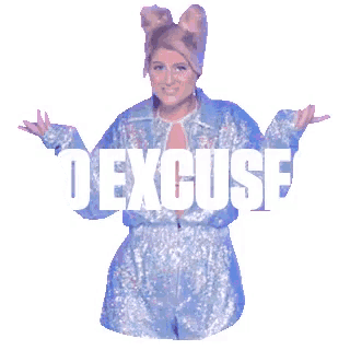 a woman in a blue outfit with a bow on her head