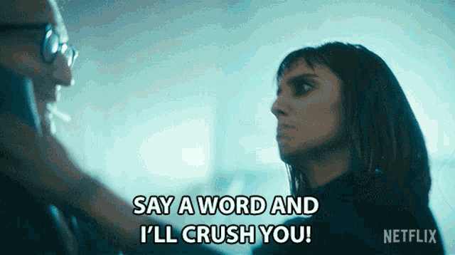 Say A Word And Ill Crush You Ellen Page GIF - Say A Word And Ill Crush You Ellen Page Vanya GIFs