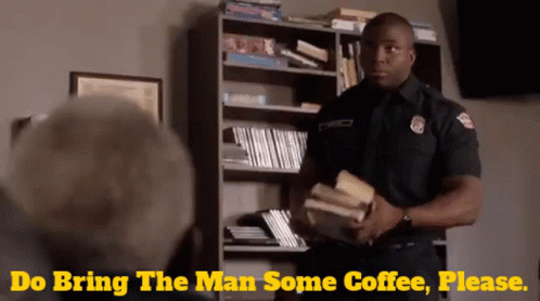 Station19 Dean Miller GIF - Station19 Dean Miller Do Bring The Man Some Coffee Please GIFs