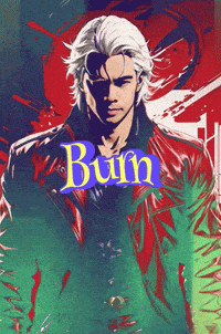 a poster of a man with the word bum on the bottom