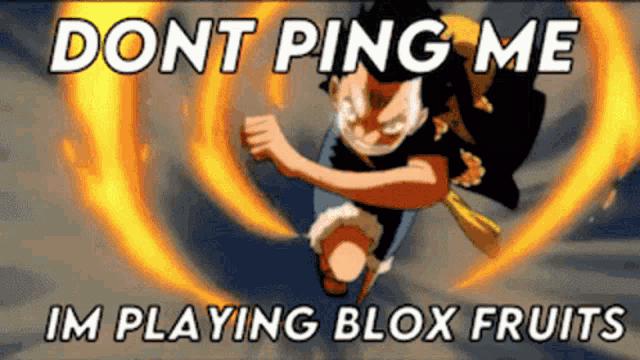 a monkey d luffy from one piece is flying through the air with flames around him .