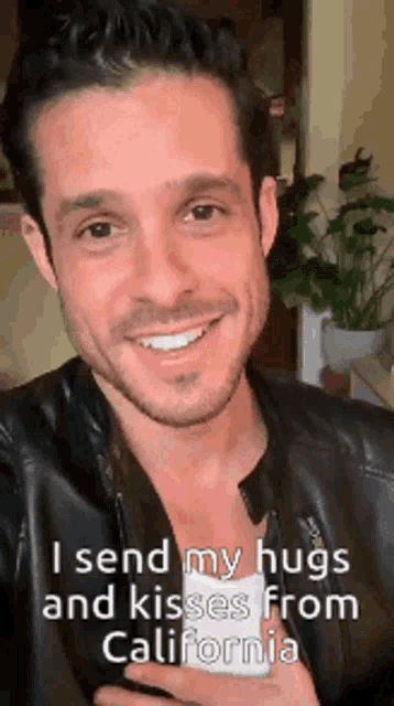 Miles Gaston Villanueva I Send My Hugs And Kisses From California GIF