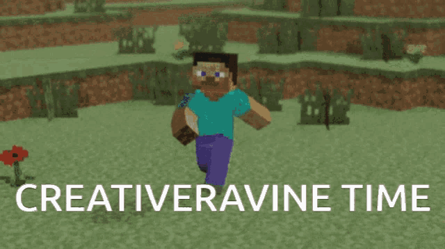 a screenshot of a video game with the words creativeravine time below it