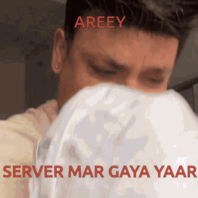 Dead Server Server Mar Gaya GIF - Dead Server Server Mar Gaya Indian Man Screaming GIFs