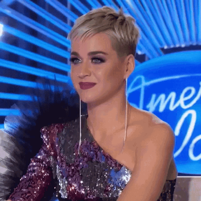 Smiling Katy Perry GIF - Smiling Katy Perry Idols Global GIFs