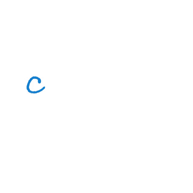 the name david is written in blue pencil on a white background