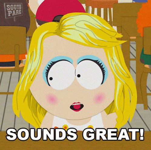 Sounds Great Mercedes GIF - Sounds Great Mercedes South Park GIFs