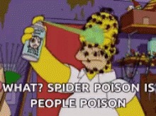 The Simpson Homer GIF - The Simpson Homer Spider GIFs