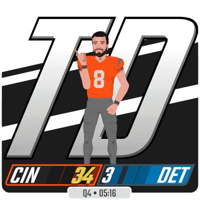 an illustration of a football player with the number 8 on his shirt