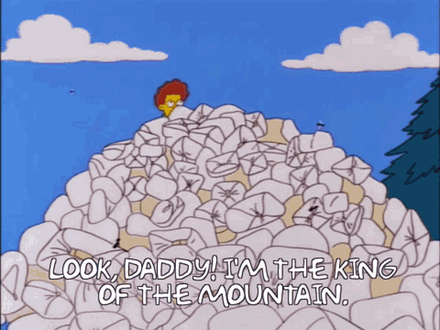 The Simpsons Rod Flanders GIF - The Simpsons Rod Flanders King Of The Mountain GIFs