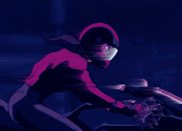 a cartoon of a person riding a motorcycle with the number 0 on the bottom