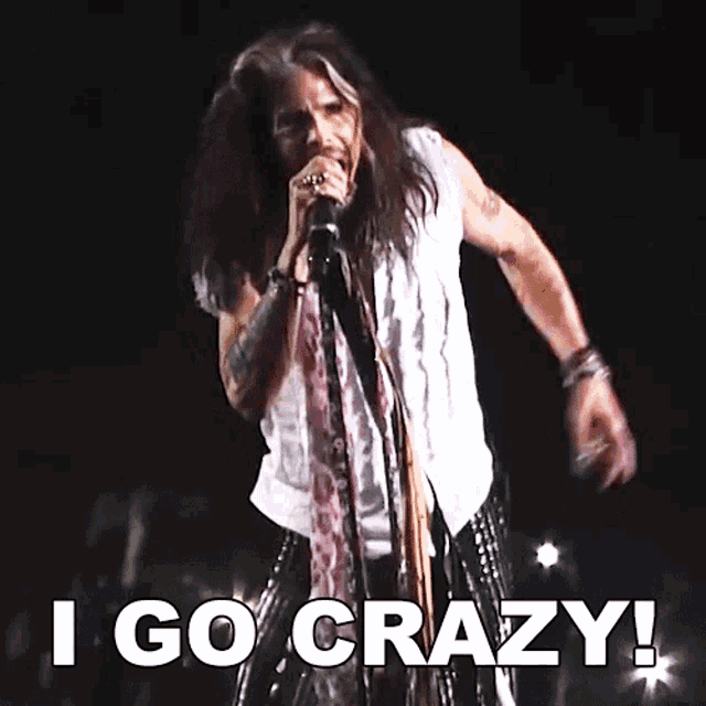 I Go Crazy Steven Tyler GIF - I Go Crazy Steven Tyler Aerosmith GIFs