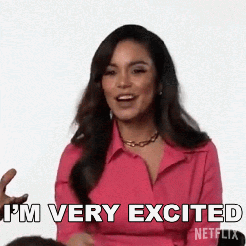 Im Very Excited Vanessa Hudgens GIF - Im Very Excited Vanessa Hudgens Tick Tick Boom GIFs