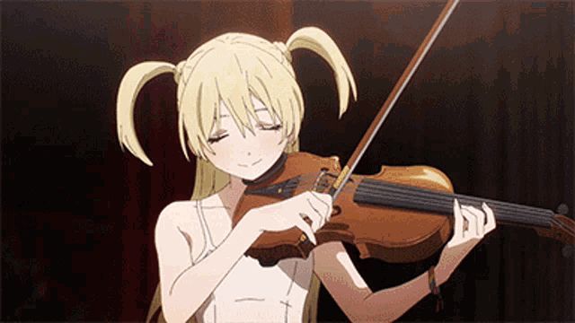 Akebi Chan Erika GIF - Akebi Chan Erika Violin GIFs