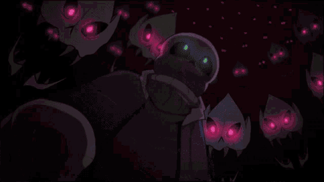 a cartoon of a skeleton with a scarf around his neck looking up at the sky .