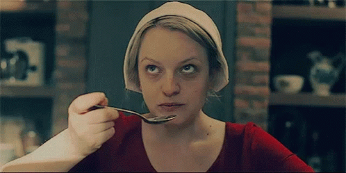 Handmaids Tale Eating GIF - Handmaids Tale Eating Offred GIFs