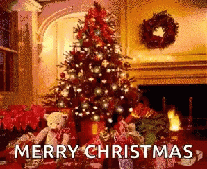 Merry Christmas Christmas Presents GIF - Merry Christmas Christmas Presents Christmas Tree GIFs
