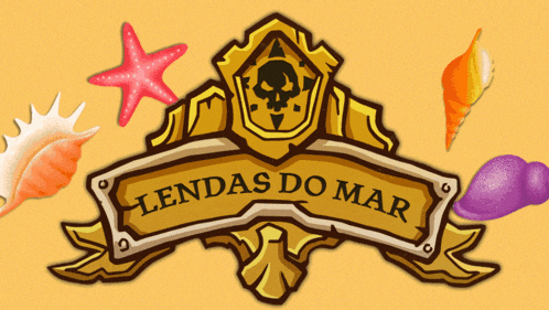 a logo that says lendas do mar on it
