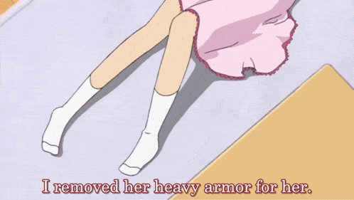 a cartoon of a girl laying on the floor with the words and she began to walk the path on her own
