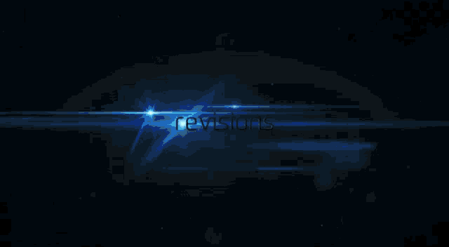 a bright blue light is coming out of the center of the image