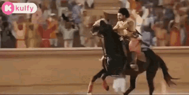 Ramcharan Flying Kiss On Horse Horse Day GIF - Ramcharan Flying Kiss On Horse Horse Day Magadheera GIFs