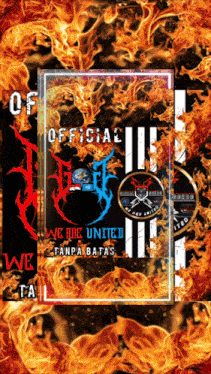 a poster that says official we are united tanpa batas