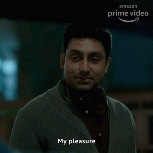 My Pleasure Abhishek Bachchan GIF - My Pleasure Abhishek Bachchan Breathe Into The Shadows GIFs