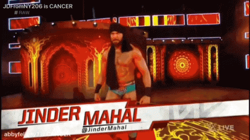 Jinder Mahal Entrance GIF - Jinder Mahal Entrance Roman Reigns GIFs